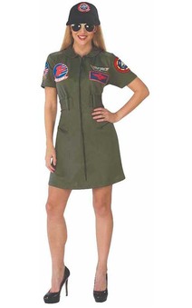 Top Gun Deluxe Womens Adult Costume
