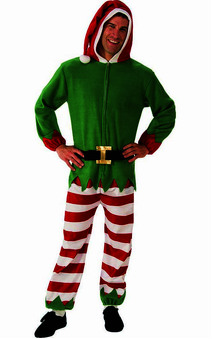 Elf Adult Christmas Jumpsuit