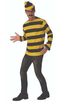 Where's Wally Odlaw Adult Costume