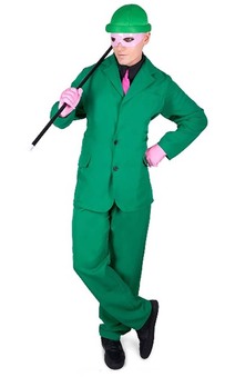 Masked Villian Riddler Adult Costume