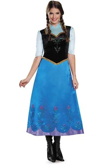 Deluxe Princess Anna Frozen Adult Costume