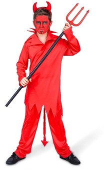 Red Devil Boy Child Costume