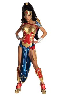 ANIME COSPLAY WONDER WOMAN SEXY ADULT COSTUME