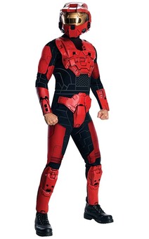 Deluxe Red Spartan Halo Adult Costume