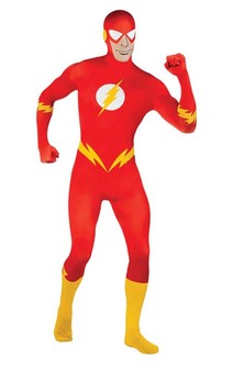 The Flash 2nd Second Skin Bodysuit Adult Costume