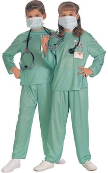 ER Doctor Nurse Surgeon Child Costume