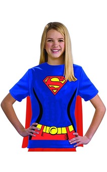 Supergirl T-shirt Child Costume