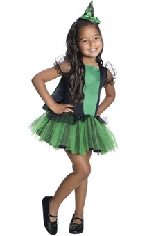 Wicked Witch Tutu Child Toddler Wizard Of Oz Costume