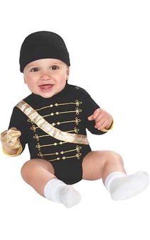 Black Military Jacket Infant Michael Jackson Costume