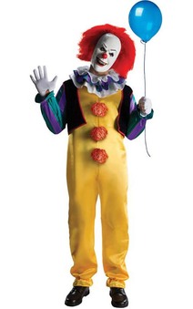 Deluxe Pennywise It Psycho Clown Adult Costume
