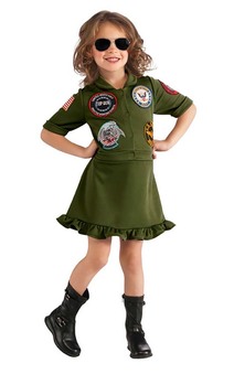 Top Gun Girl Fighter Pilot Costume