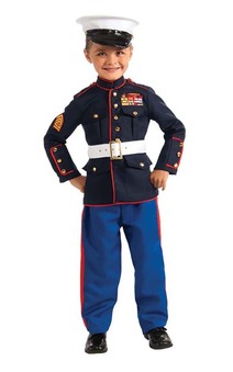Navy Marine Naval Officer Uniform Child Costume