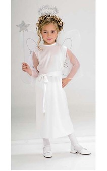 Angel Dress Halo Waiste Sash Child Costume