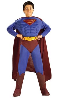 Superman Deluxe Muscle Chest Child Costume