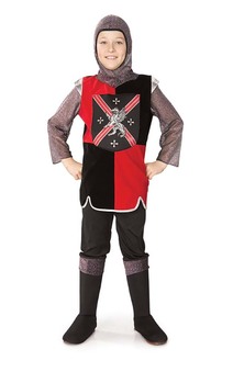 Valiant Medieval Knight Dragon slayer Child Costume