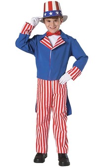 Uncle Sam 4th July Child Costume