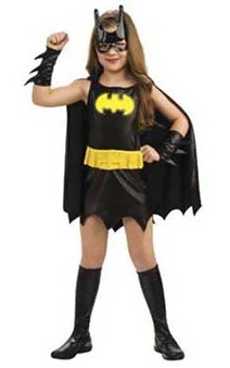 Batgirl Child Batman Superhero Costume