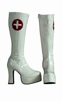 White Nurse Boots