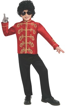 Red Military Deluxe Michael Jackson Child Jacket
