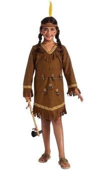 Native American Pocahontas Girl Child Indian Costume