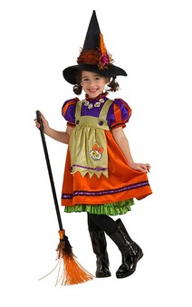 Orange Witch Child Costume