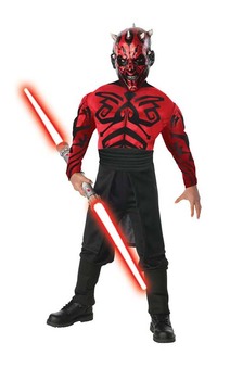 Darth Maul Star Wars Deluxe Muscle Chest Child Costume