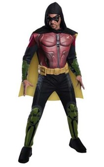 Robin Adult Muscle Chest Arkham City Costume