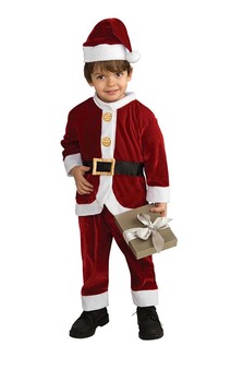 Lil Santa Claus Child Toddler Christmas Costume