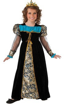 Black Camelot Medieval Princess Child Costume