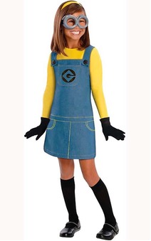 Female Minion Despicable Me 2 Child Costume