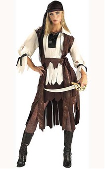 Caribbean Pirate Babe Adult Costume
