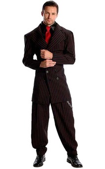 Zoot Suit Adult 1920s Gangster Costume