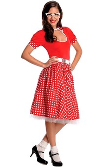 50s Nerd Girl Adult Costume