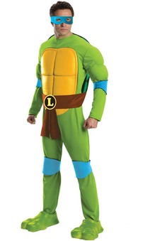 Teenage Mutant Ninja Turtles Deluxe Leonardo Adult Costume