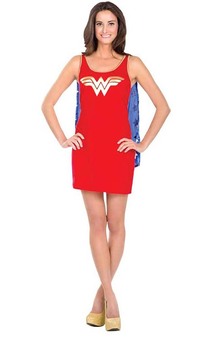 Wonder Woman Adult Tank Dress Superhero Costume