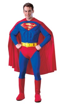 Superman Deluxe Muscle Chest Adult Costume
