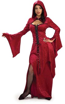Crimson Vampira Adult Vampire Costume