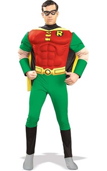 Batman Deluxe Robin Muscle Chest Adult Costume