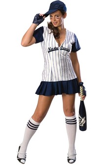 Nasty Curves Baseball Adult Costume
