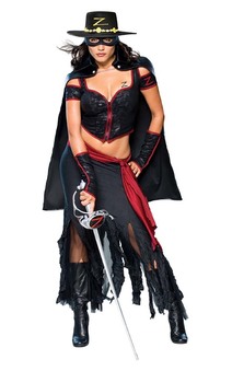 Lady Zorro Sexy Adult Costume