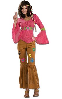 Woodstock Honey Hippy Adult 60s Costume