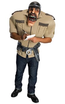 Police Office Major Violation Adult Costume