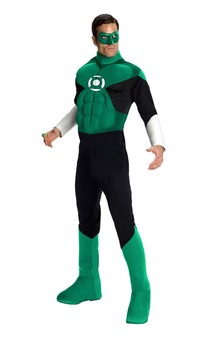 Green Lantern Hal Jordan  Muscle Chest Adult Costume