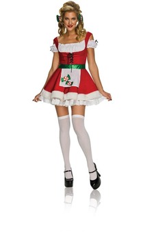 Sexy Christmas Candy Adult Mrs Claus Costume