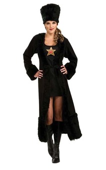 Black Russian Sexy Adult Costume