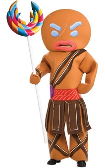 Shrek Forever After - Gingerbread Man Warrior Adult Costume