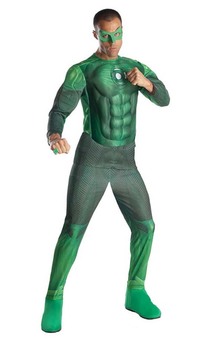 Hal Jordan Green lantern Fibre Optic Adult Costume