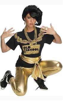 Gold Lame Hip Hop Leggings