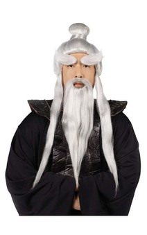 Sensei Master Japanese Wig & Beard