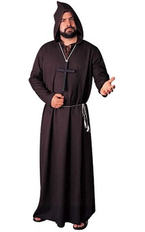 Monk Ghoul Friar Tuck Priest Robe Adult